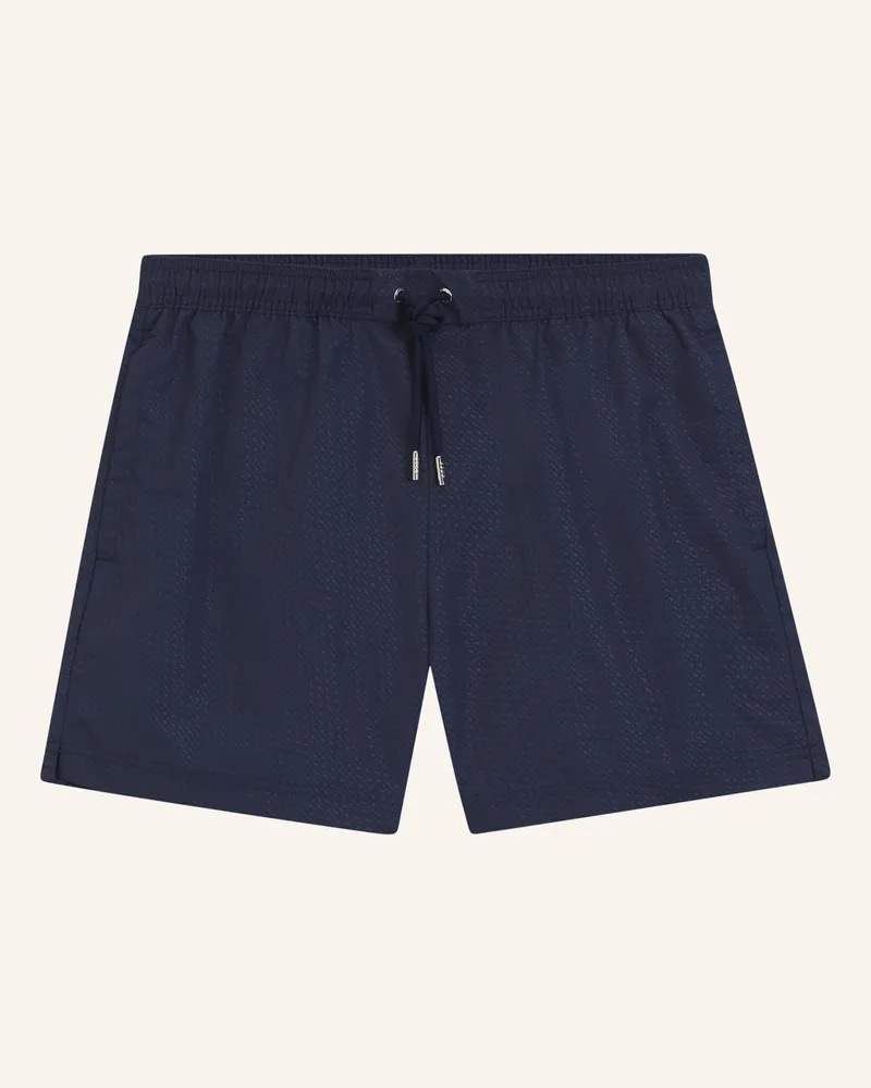 HUGO BOSS Badeshort Mono_Swim blau Dunkelblau