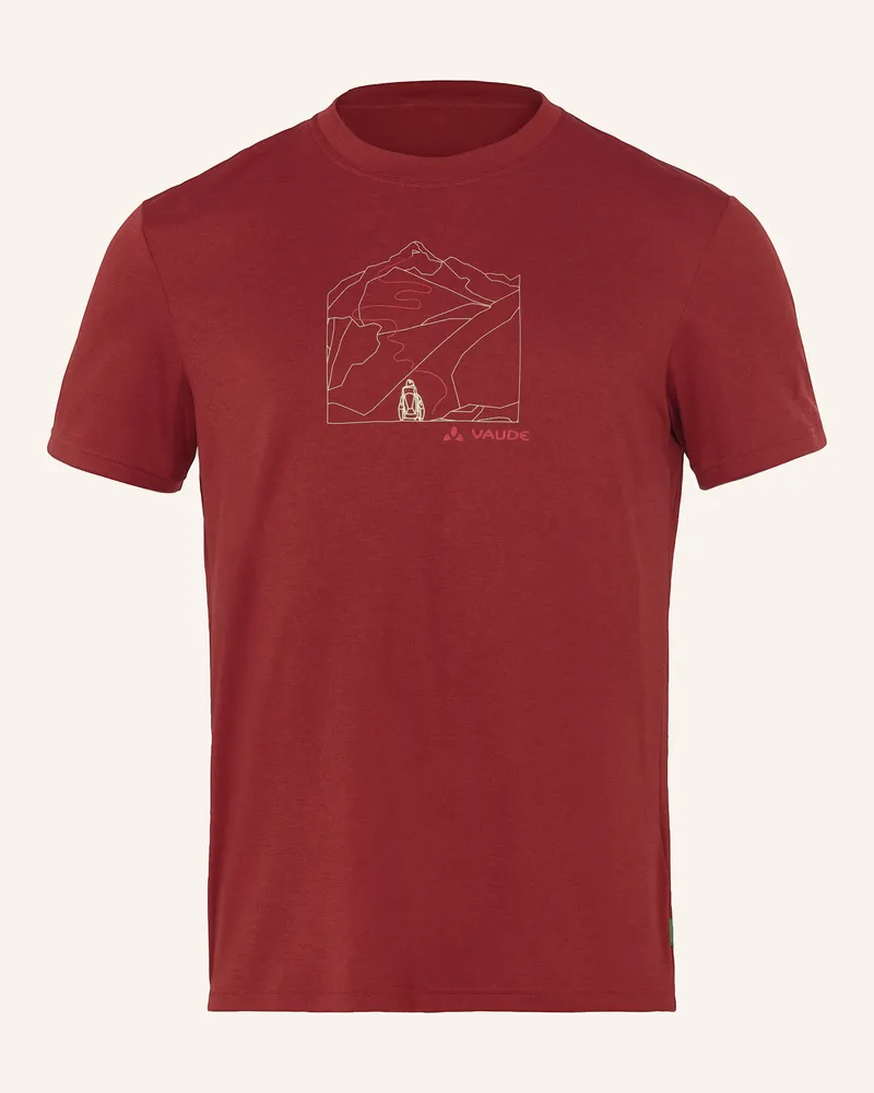 Vaude T-Shirt SE MEN OSSOLA PRINT T-SHIRT Rot