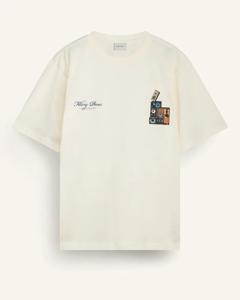 Filling Pieces T-shirt Speaker Wall Weiss