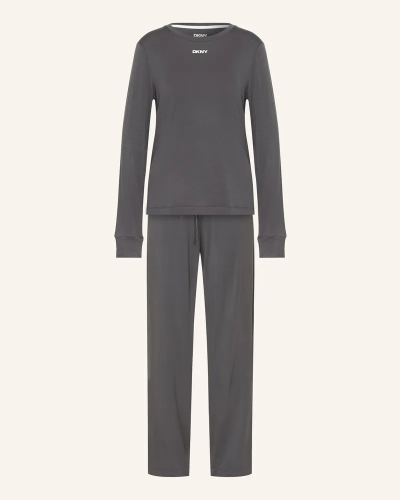 DKNY Schlafanzug Next Gen Classics grau Grau