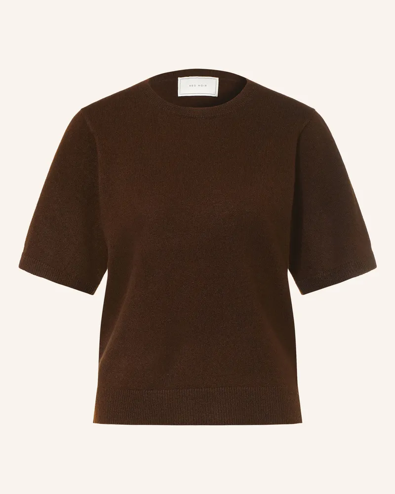 Neo Noir Strickshirt Missy Mit Cashmere braun Dunkelbraun