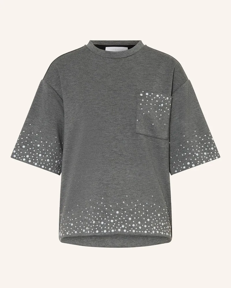 Rich&Royal Sweatshirt mit 3/4-Arm Grau
