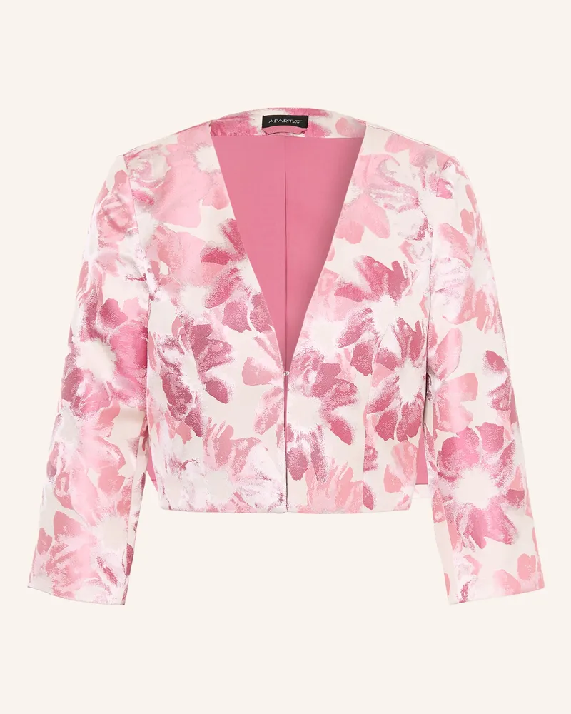 Apart Jacquard-Bolero mit 3/4-Arm Ecru