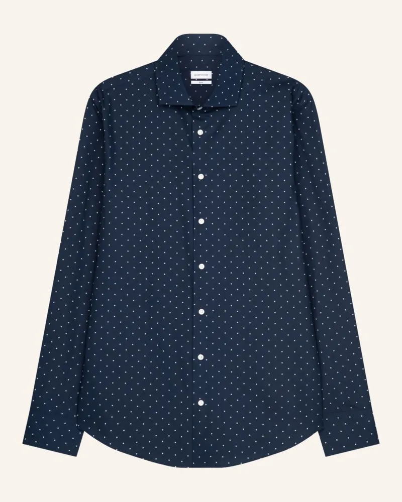 Seidensticker Business Hemd Slim Fit Dunkelblau