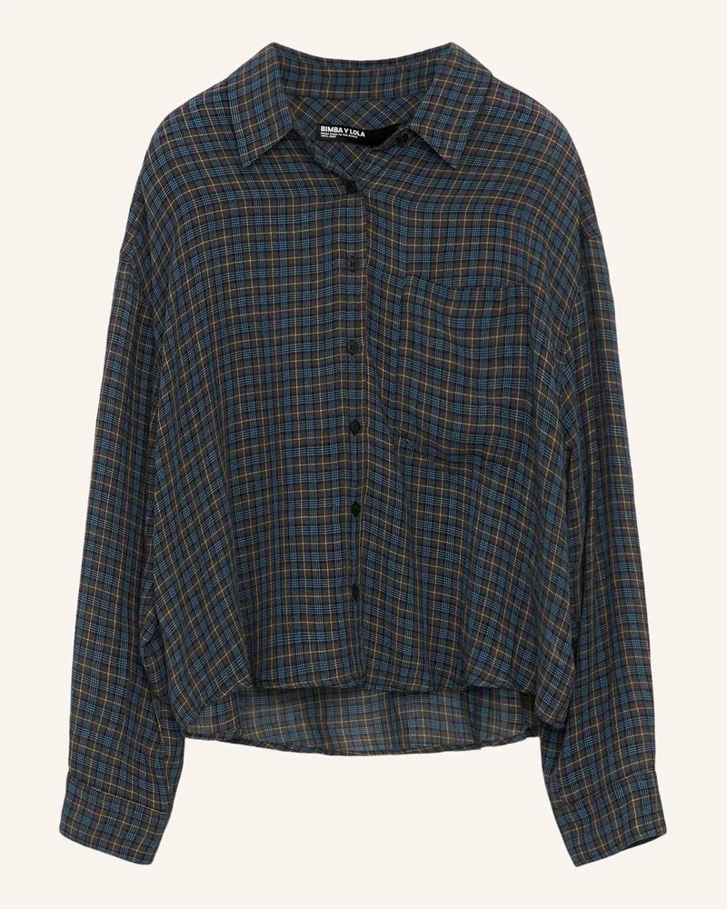 BIMBA Y LOLA Karohemd blau Blau