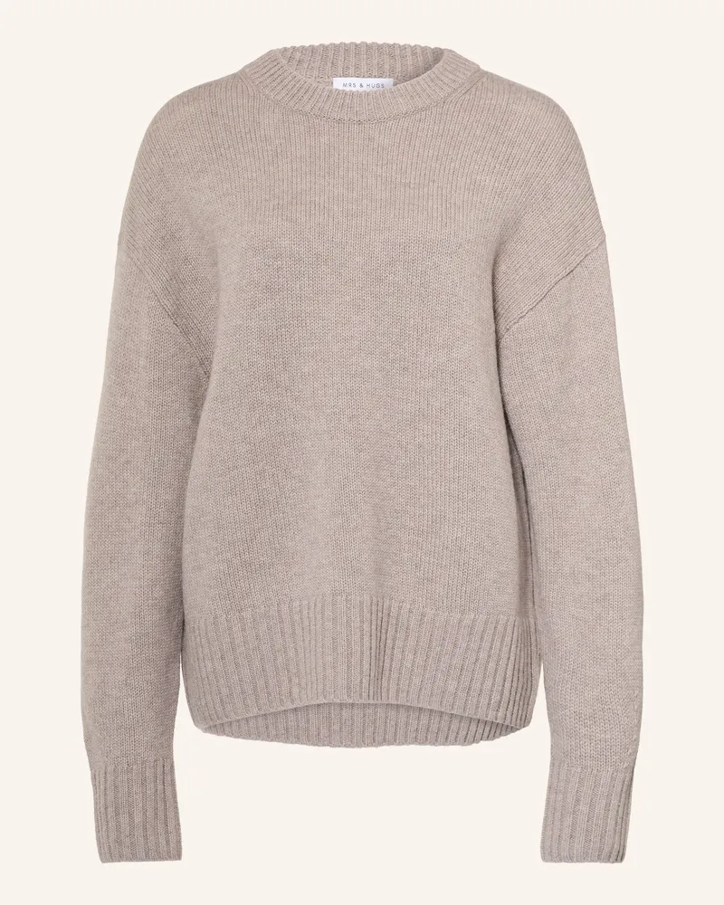 Mrs & HUGS Pullover beige Taupe