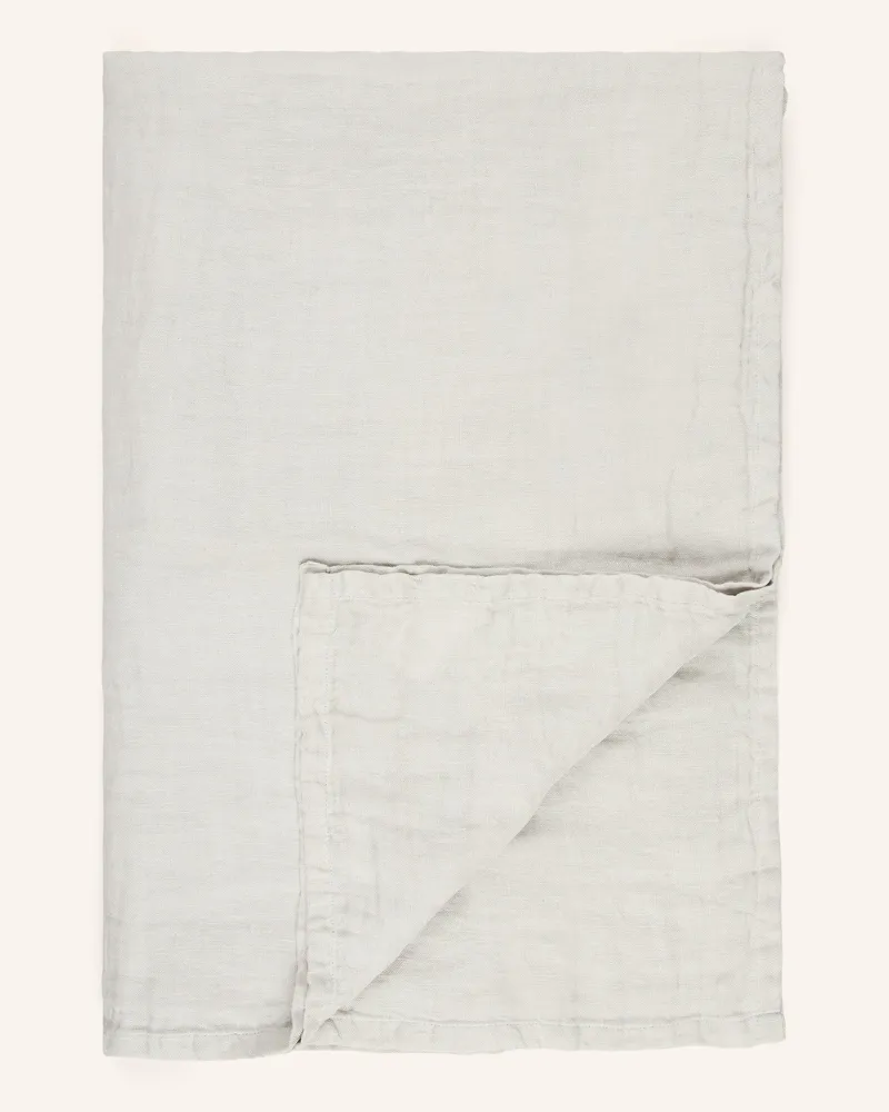 Marc O'Polo Leinen-Plaid LINKA Hellgrau