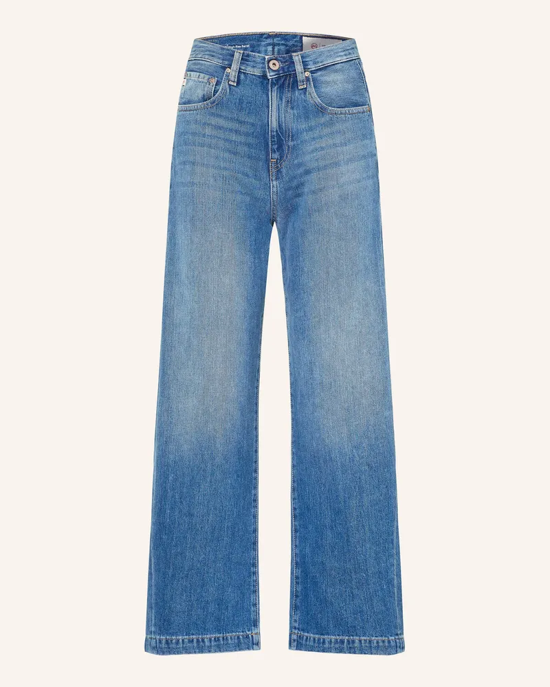 Adriano Goldschmied Barrel Jeans Hattie blau Flet