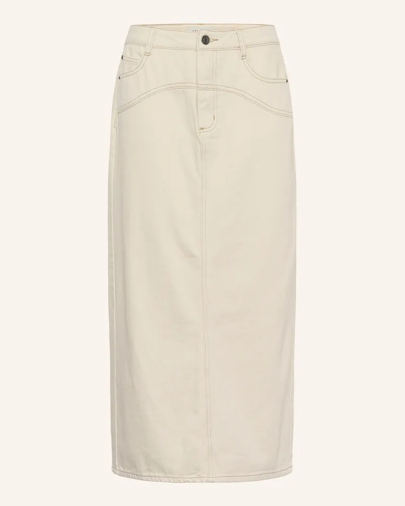 Kaffe Midirock Kacatharina weiss Weiss