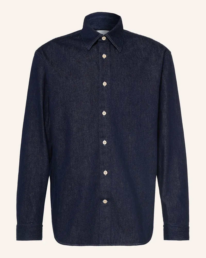 NN 07 Jeanshemd Casper Regular Fit blau Dunkelblau