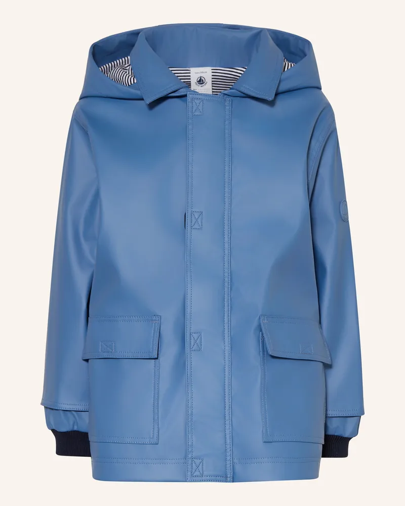 Petit Bateau Regenjacke blau Blau