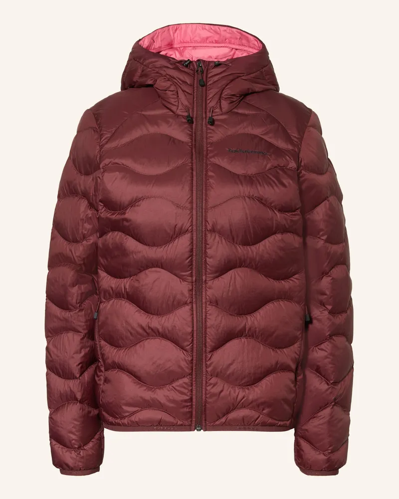 Peak Performance Daunenjacke Helium rot Dunkelrot