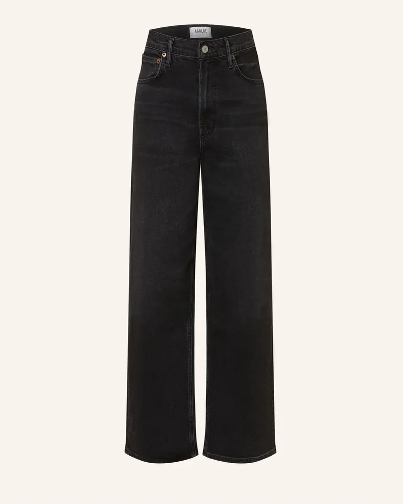 AGOLDE Straight Jeans Ren schwarz Hsh