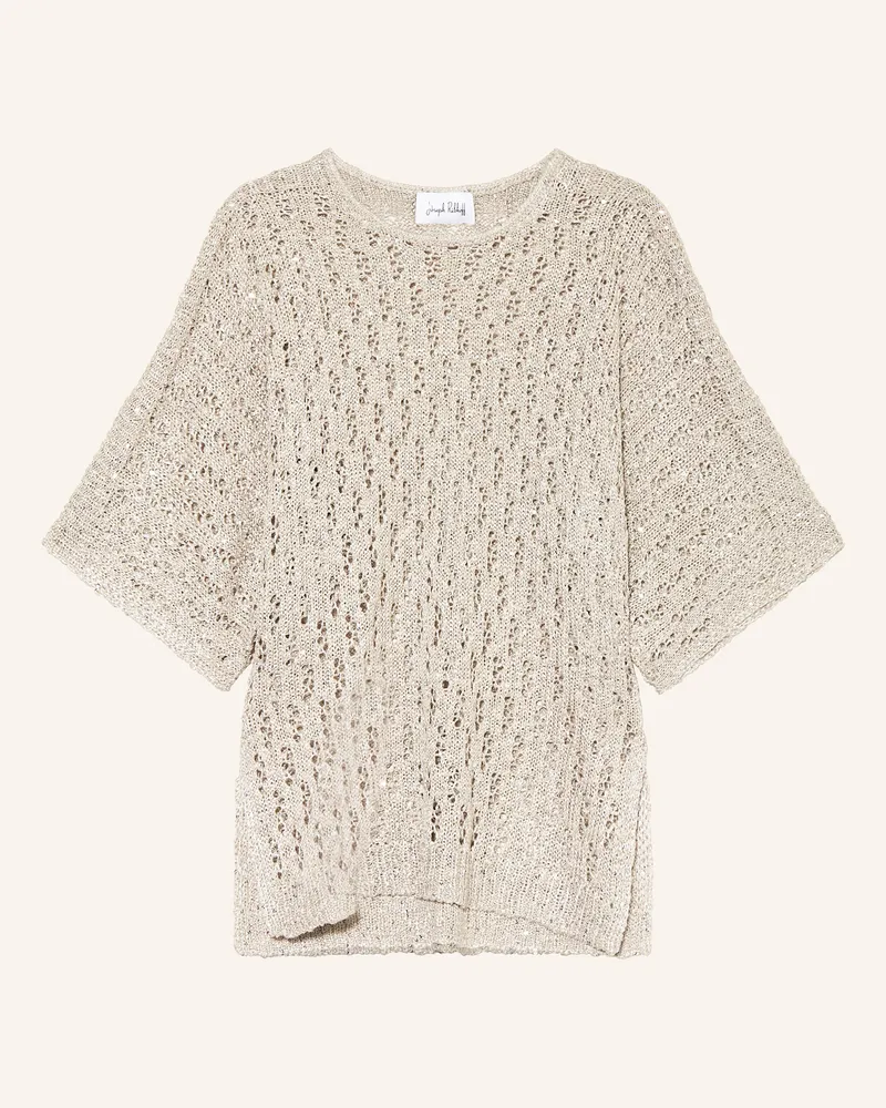 Joseph Ribkoff Pullover mit 3/4-Arm und Pailletten Taupe
