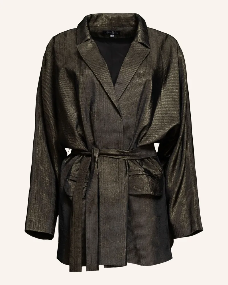 Helene Galwas Blazer Jacke Aus Feinem Samt Halea schwarz Schwarz