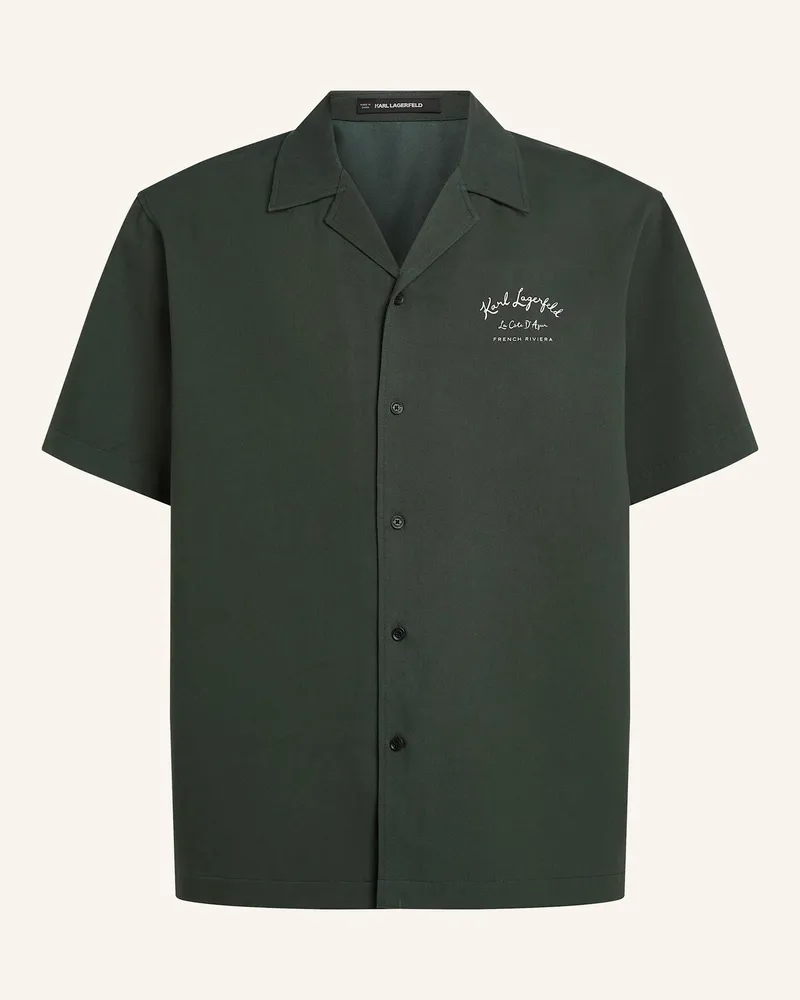 Karl Lagerfeld Hemd Dunkelgrün