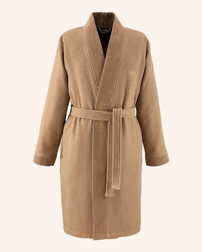 HUGO BOSS Bademantel Onsen braun Camel