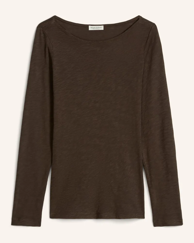 Marc O'Polo Longsleeve braun Dunkelbraun