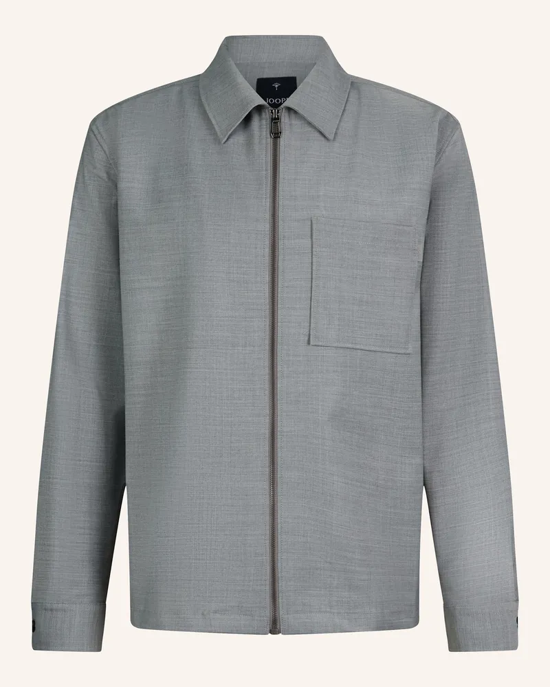 JOOP! Shirt Jacket grau Hellgrau