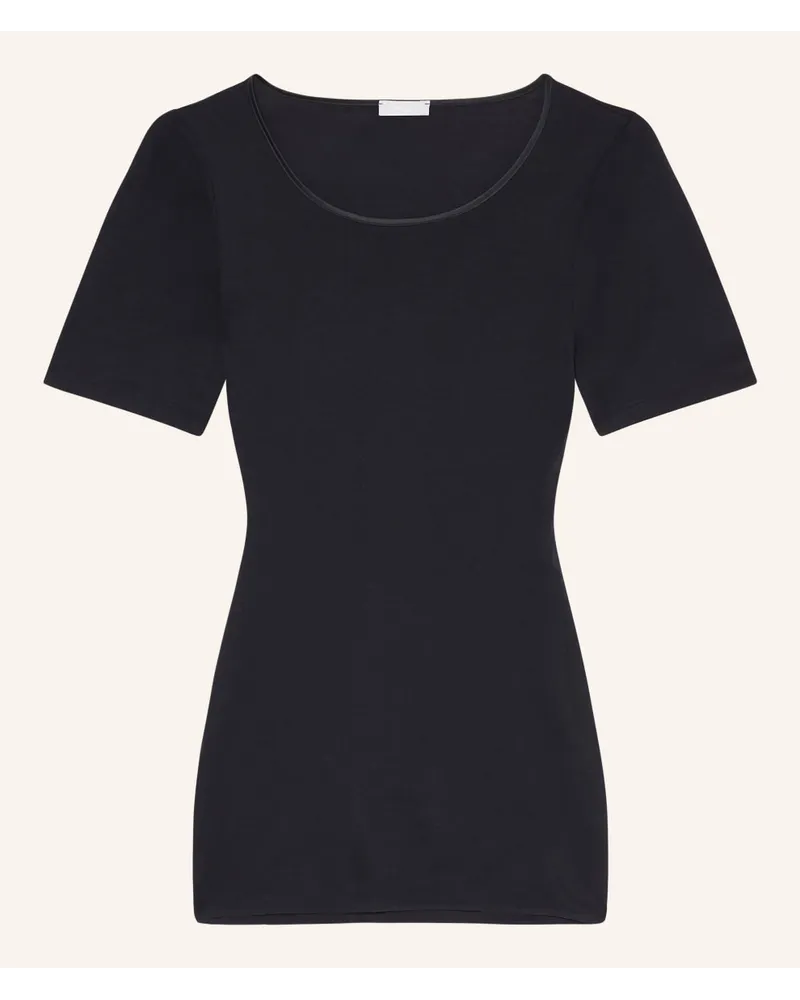 Hanro T-Shirt COTTON SEAMLESS Schwarz