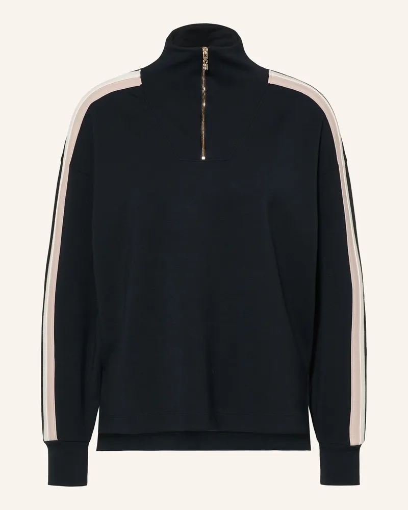 HUGO BOSS Lounge-Sweatshirt Mirage Mit Galonstreifen schwarz Schwarz