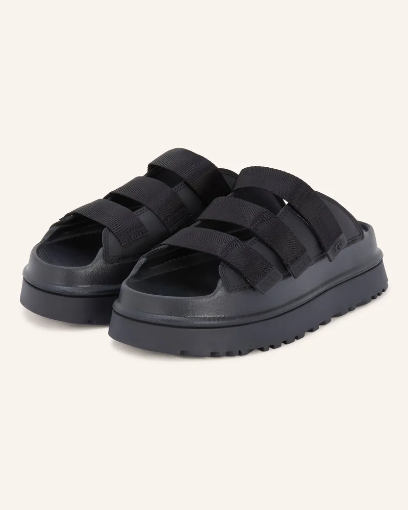 UGG Plateau-Pantoletten GOLDENGLOW Schwarz