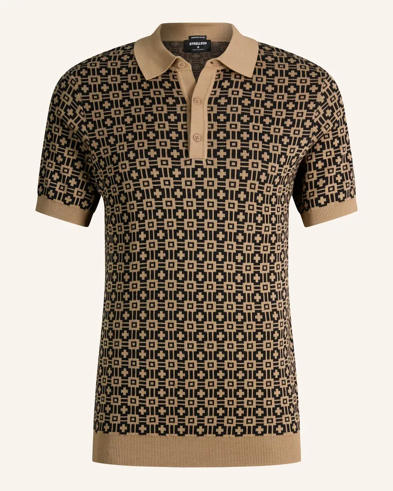 Strellson Strick-Poloshirt ADRIAN Braun
