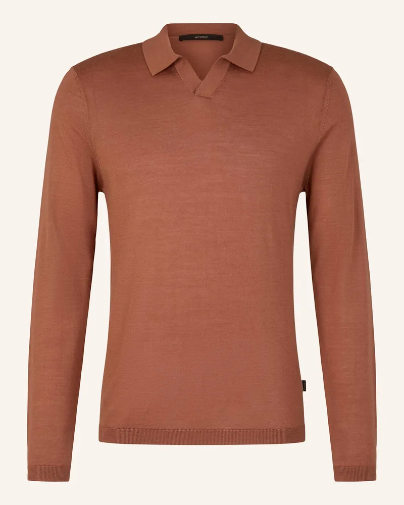 windsor. Strickpullover Rot
