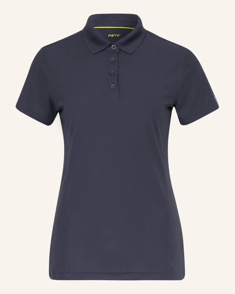 me°ru' Funktions-Poloshirt Bristol blau Blau