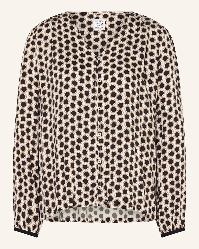 Emily van den Bergh Bluse Schwarz