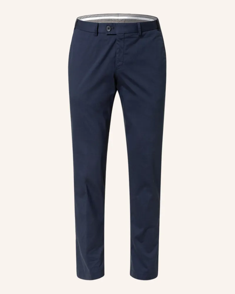 Hiltl Chino Slim Straight Fit blau Dunkelblau
