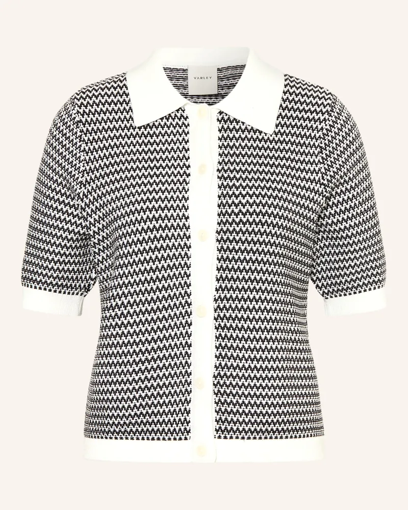 Varley Strickjacke Gaelle schwarz Weiss