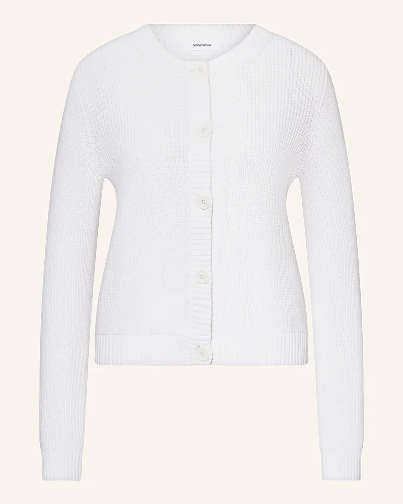 Darling Harbour Strickjacke Weiss