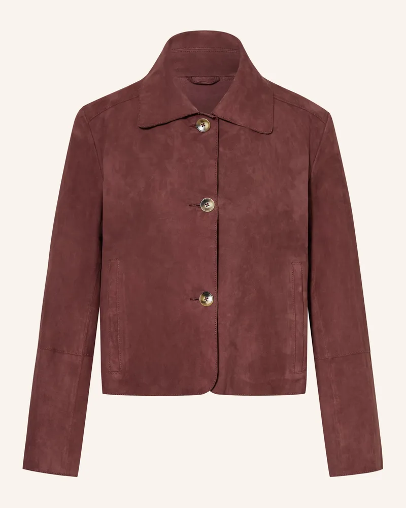 Darling Harbour Lederjacke rot Bordeaux