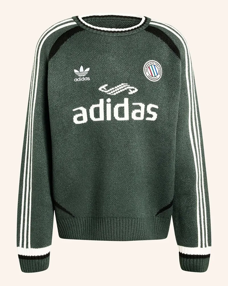 adidas Pullover ADICOLOR BLOKECORE Dunkelgrün