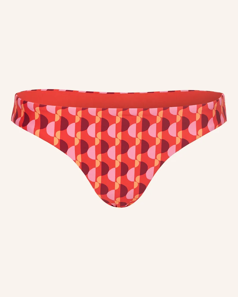 Seafolly Australia Basic-Bikini-Hose Sorrento Zum Wenden rot Rosa