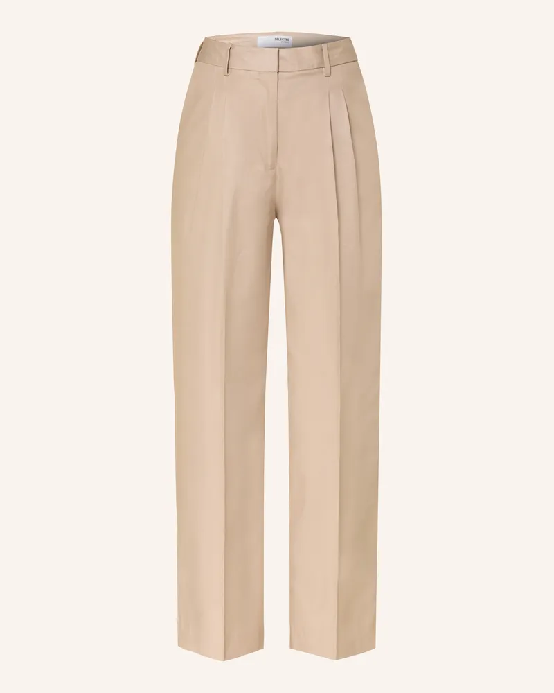 Selected Marlenehose beige Beige