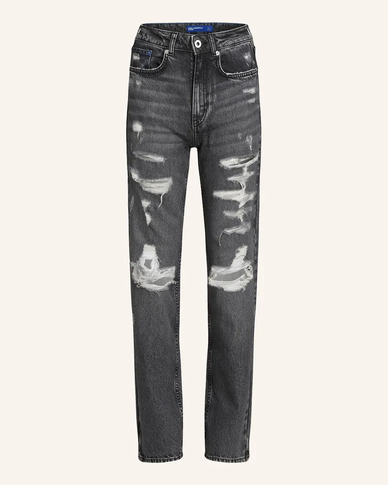 Karl Lagerfeld Jeans Straight Fit Schwarz