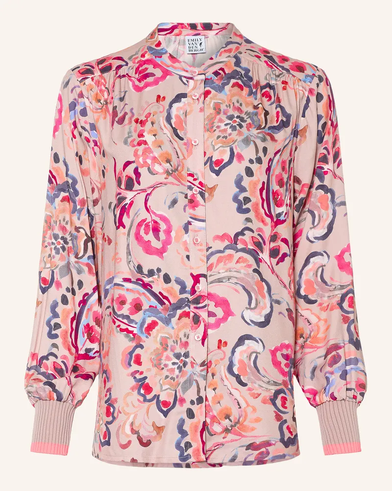 Emily van den Bergh Bluse lila Rosé