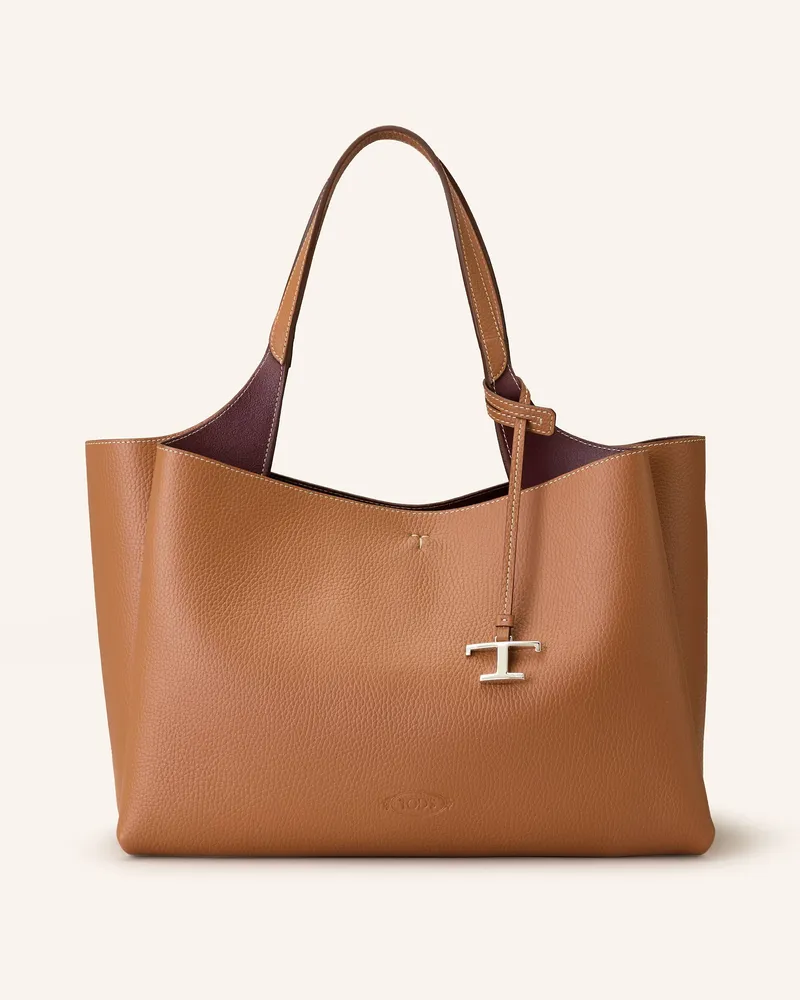 TOD'S Shopper Camel