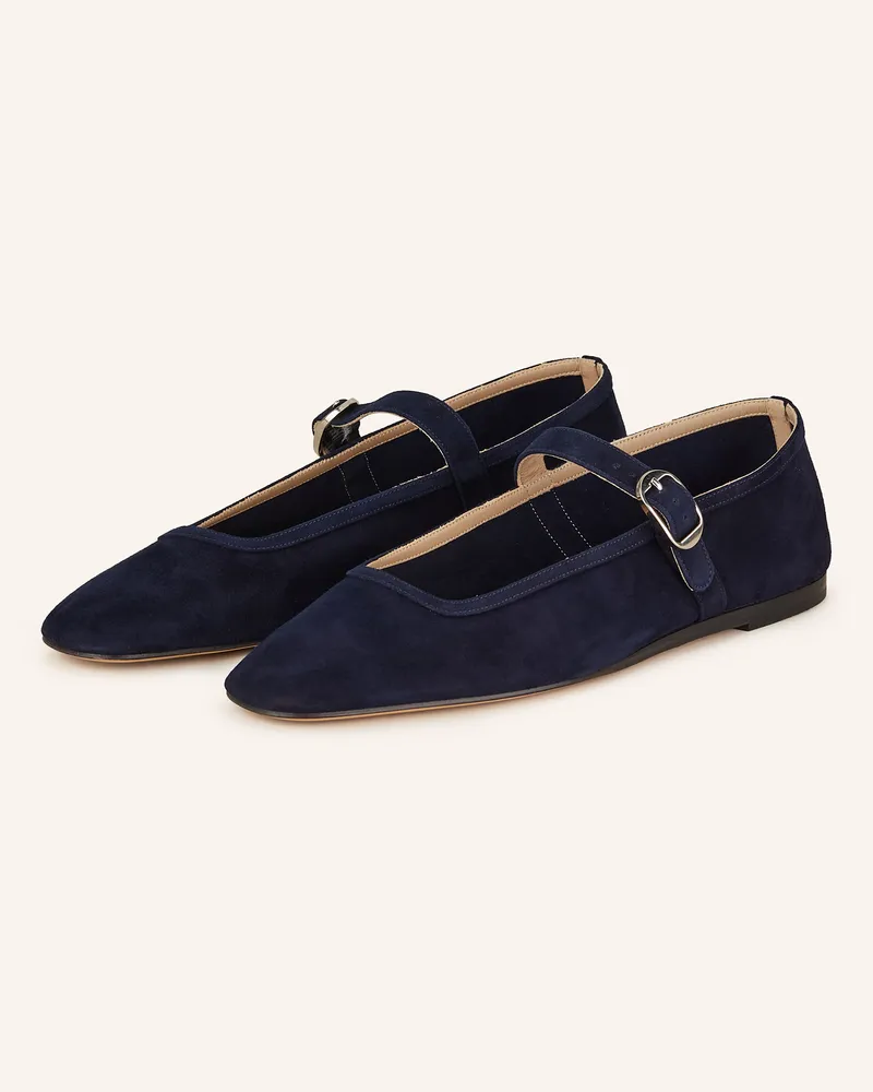 Le Monde Béryl Mary-Jane-Ballerinas blau Dunkelblau