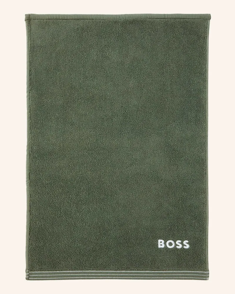 HUGO BOSS Gästetuch 2er Set Edge gruen Grün