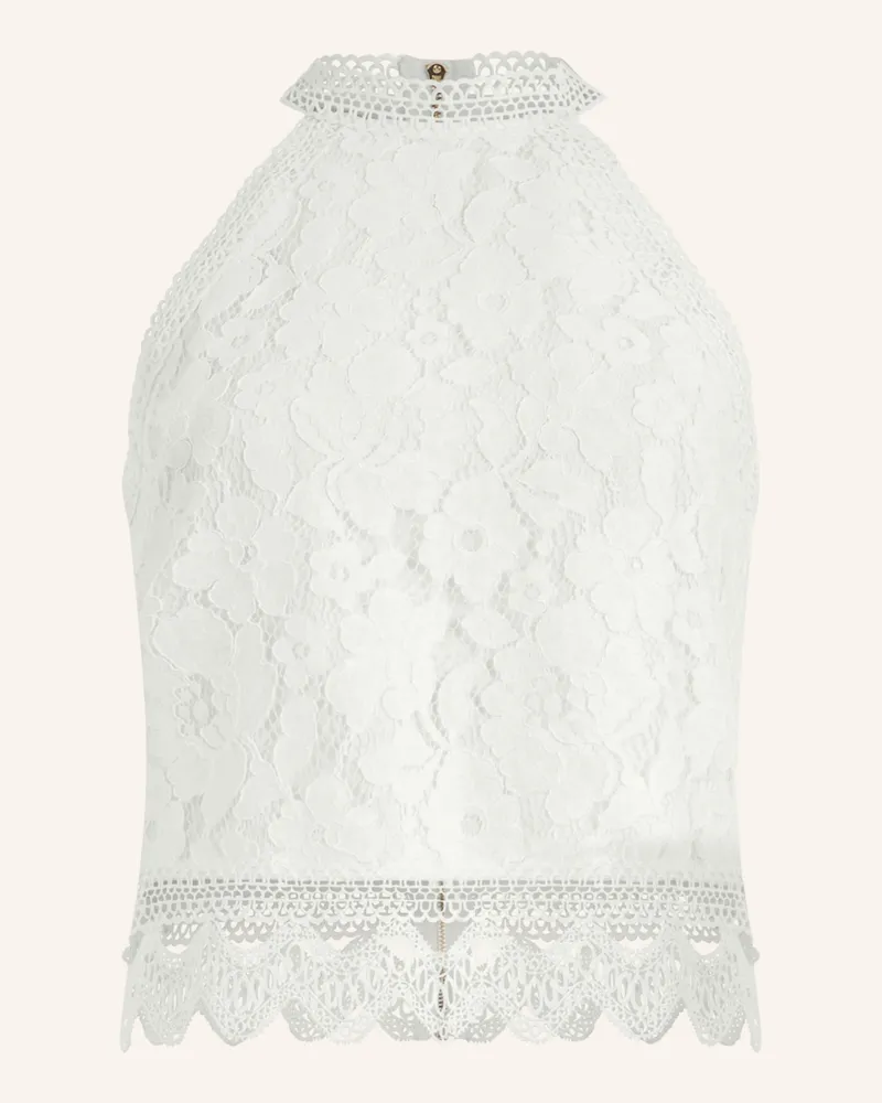 Apart Spitzentop weiss Creme