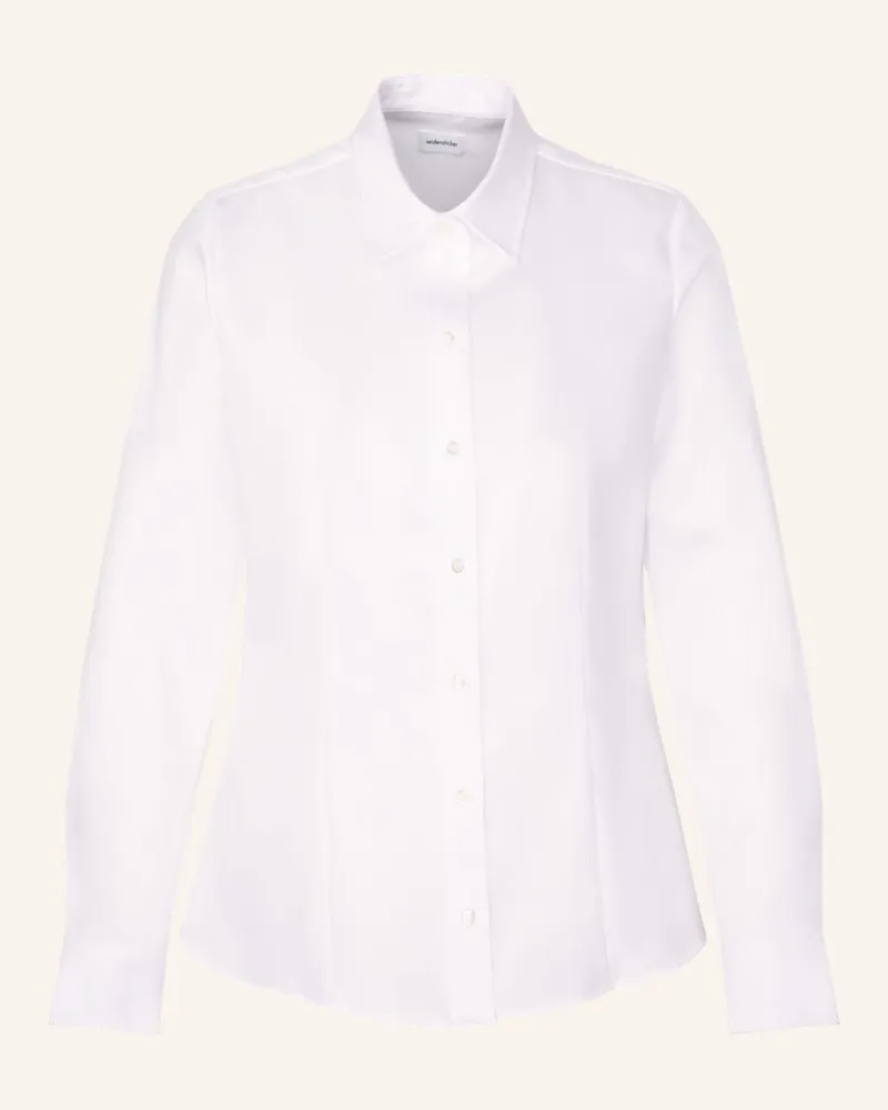 Seidensticker Klassische Bluse, Hemdbluse weiss Weiss