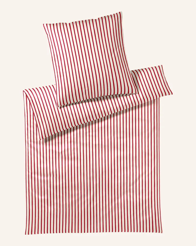 elegante Bettwäsche DOUBLE Rot