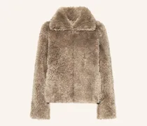 Kunstfell-Jacke