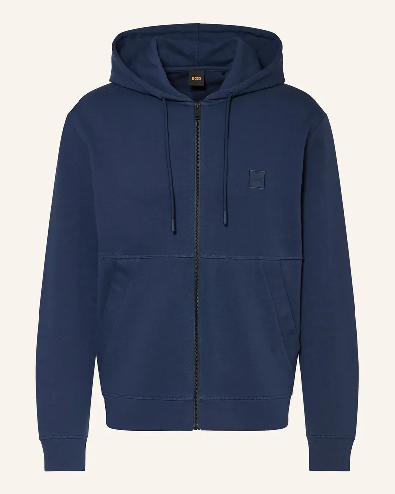 HUGO BOSS Sweatjacke Zetalky blau Dunkelblau