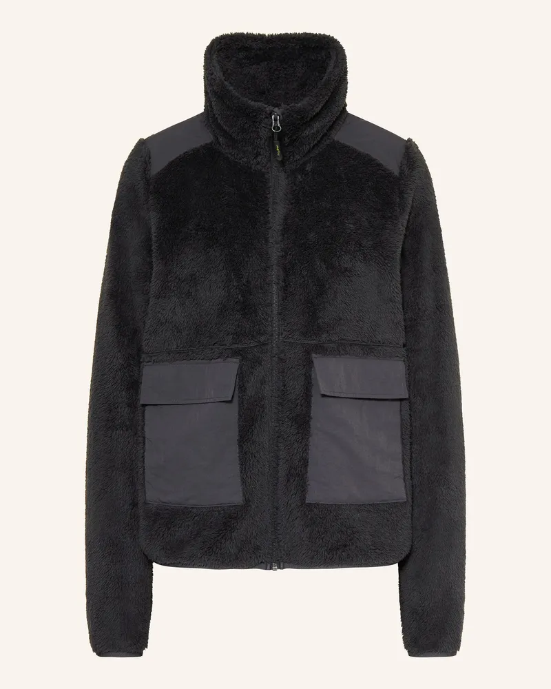 me°ru' Fleecejacke NUNAVUT Schwarz