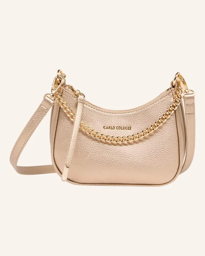 Carlo Colucci Schultertasche Dettori braun Braun