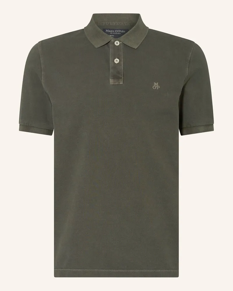 Marc O'Polo Piqué-Poloshirt Dunkelgrün